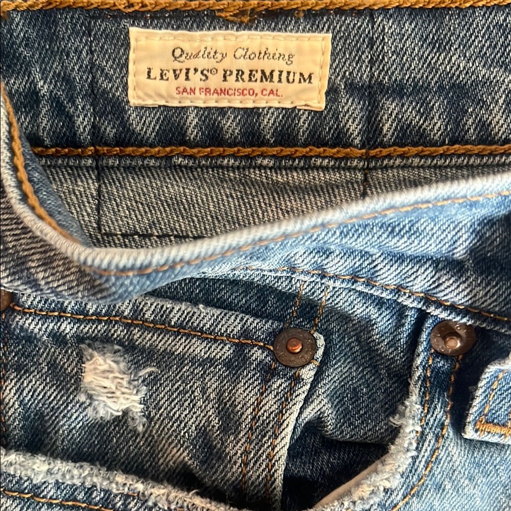 Levi's Premium Distressed Denim Jeans
